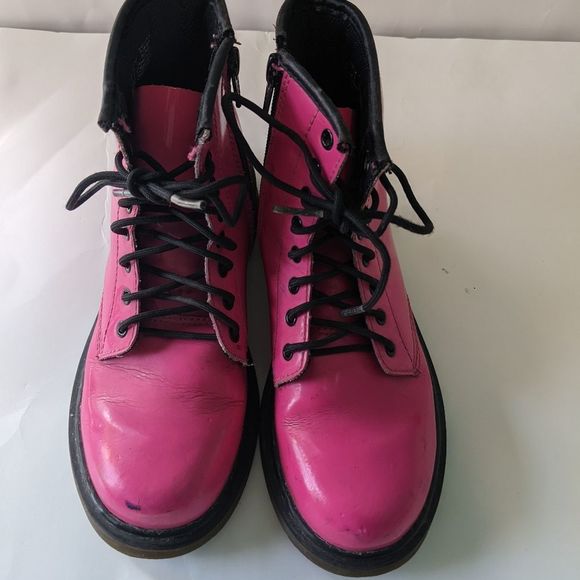 pink dr martens size 2